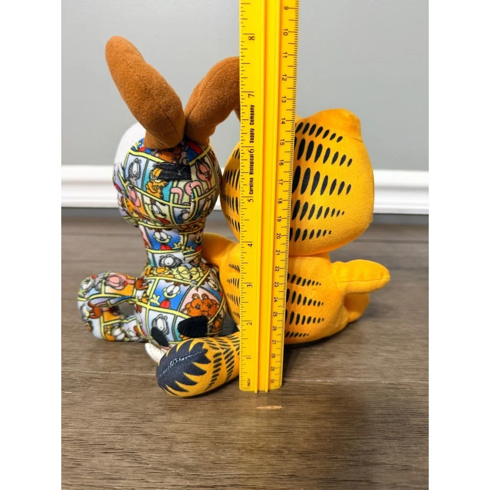 Garfield and Odie Comic‎ Strip Print Plush Set